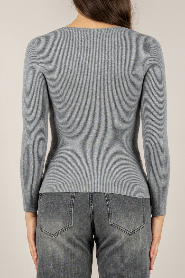 VICOLO - 77315F - MAGLIA COSTINE SLIM