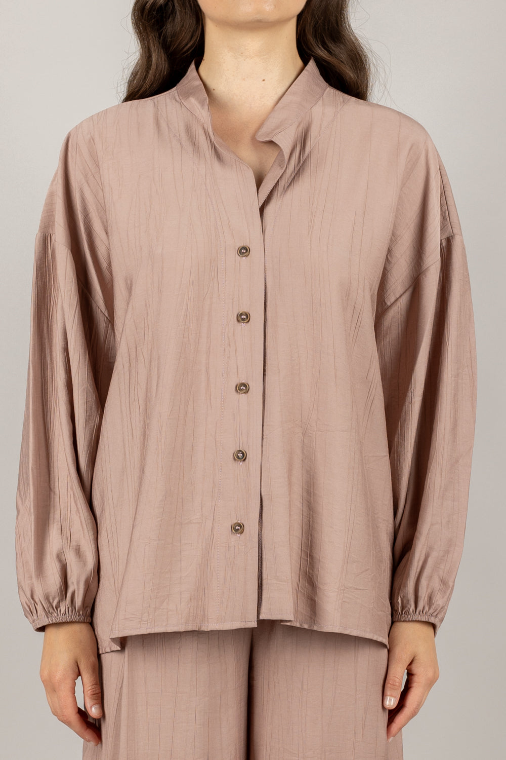 TENSIONE IN - 25C7640 - CAMICIA GOFFRATA