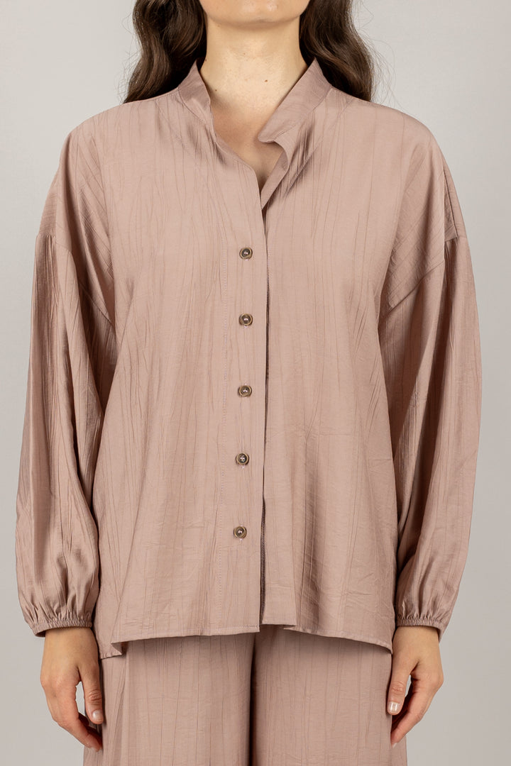 TENSIONE IN - 25C7640 - CAMICIA GOFFRATA