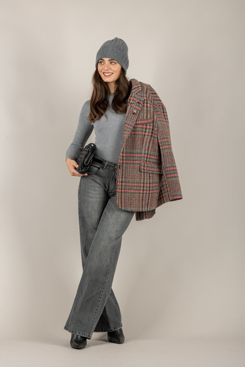 VICOLO - 77315F - MAGLIA COSTINE SLIM