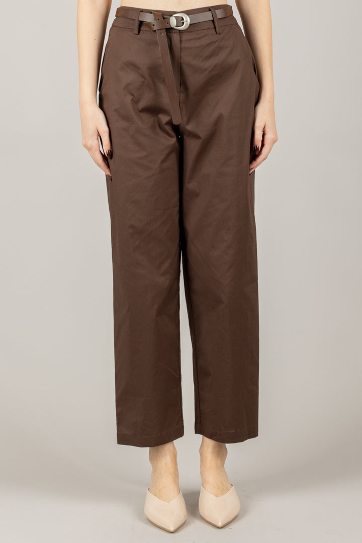 TENSIONE IN - 25P7865 - PANTALONE GAMBA DRITTA CON CINTA