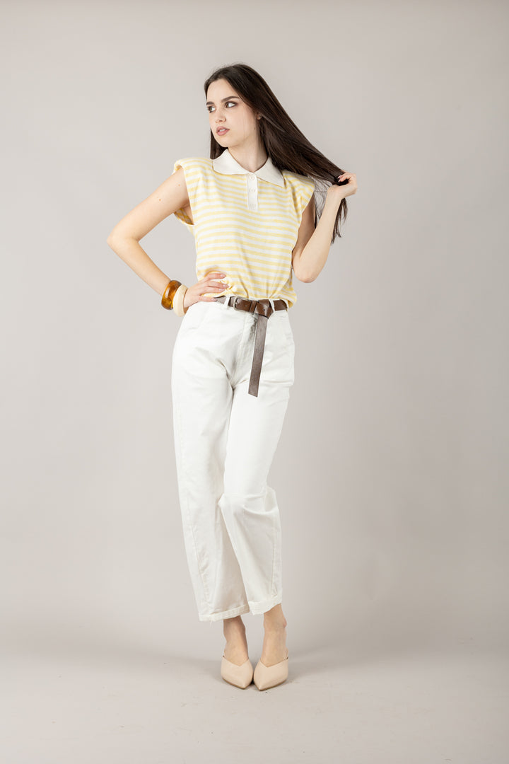 HAVEONE - MFP-N130 - MAGLIA POLO SMANICATA