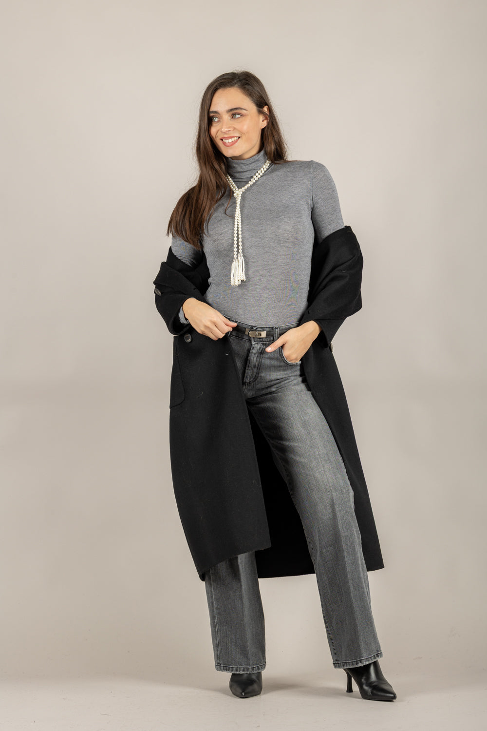 VICOLO - UF0201 - MAGLIA BASIC COLLO ALTO