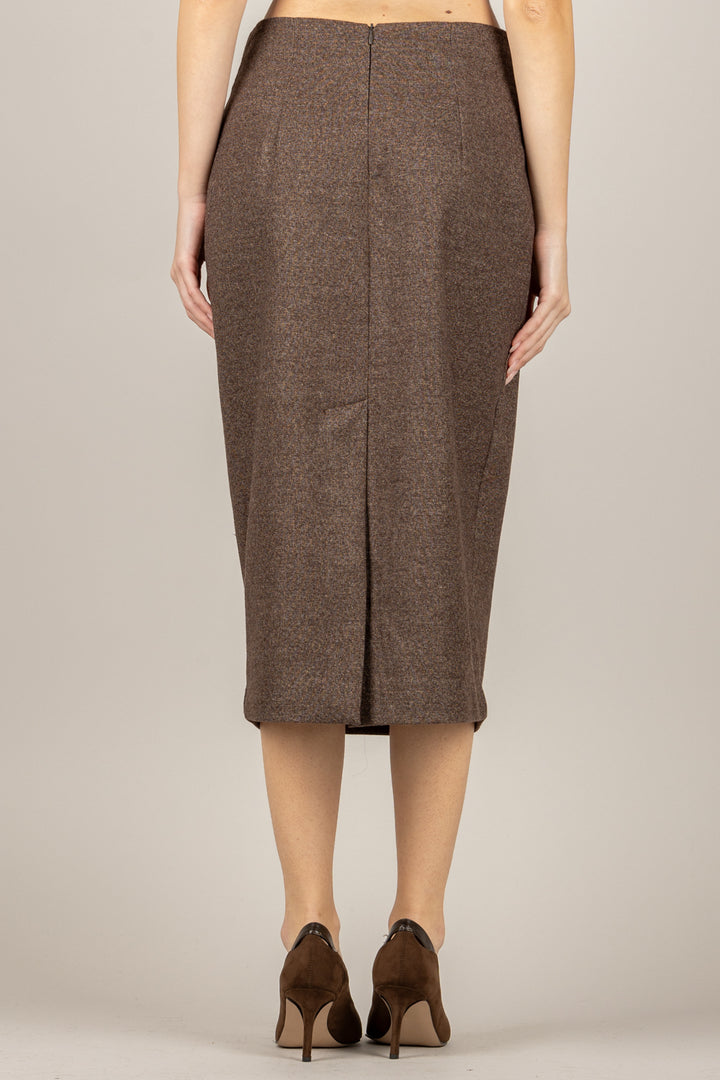 TENSIONE IN - W25G885 - GONNA A MATITA CON SPACCO POSTERIORE