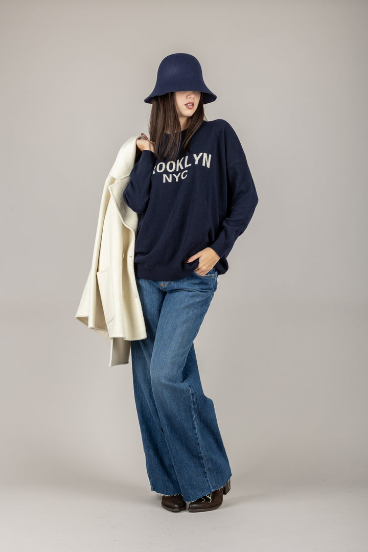 DIXIE - M223Y186 - MAGLIA GIROCOLLO CON SCRITTA