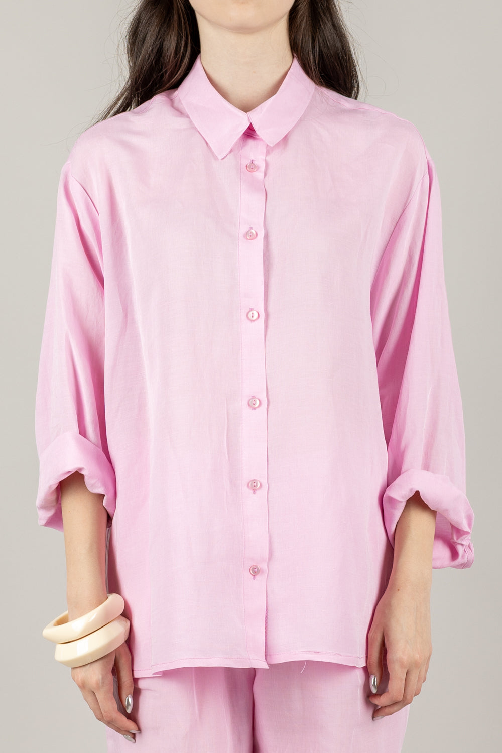 TENSIONE IN - 25C7656 - CAMICIA OVER MANICA LUNGA