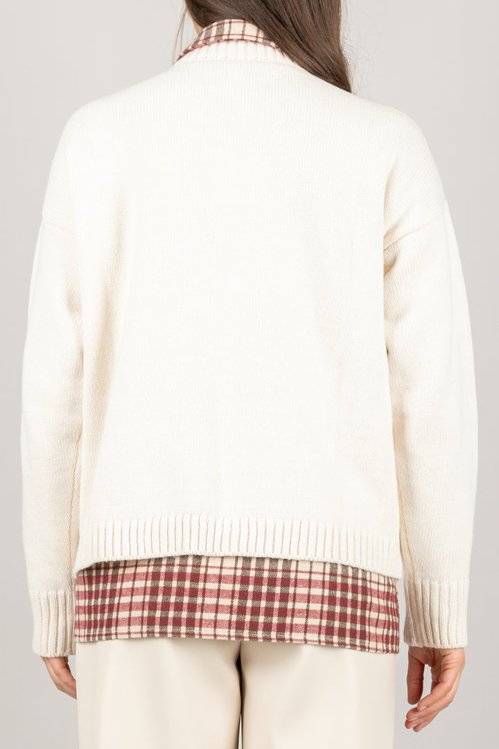 TENSIONE IN - W5HMJ70A400 - MAGLIA CON SCRITTO LOVE