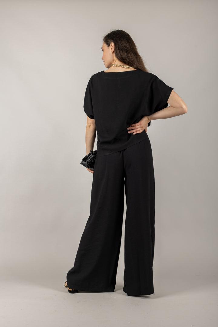 TENSIONE IN - 25C7579 - MAGLIA CROP MEZZA MANICA
