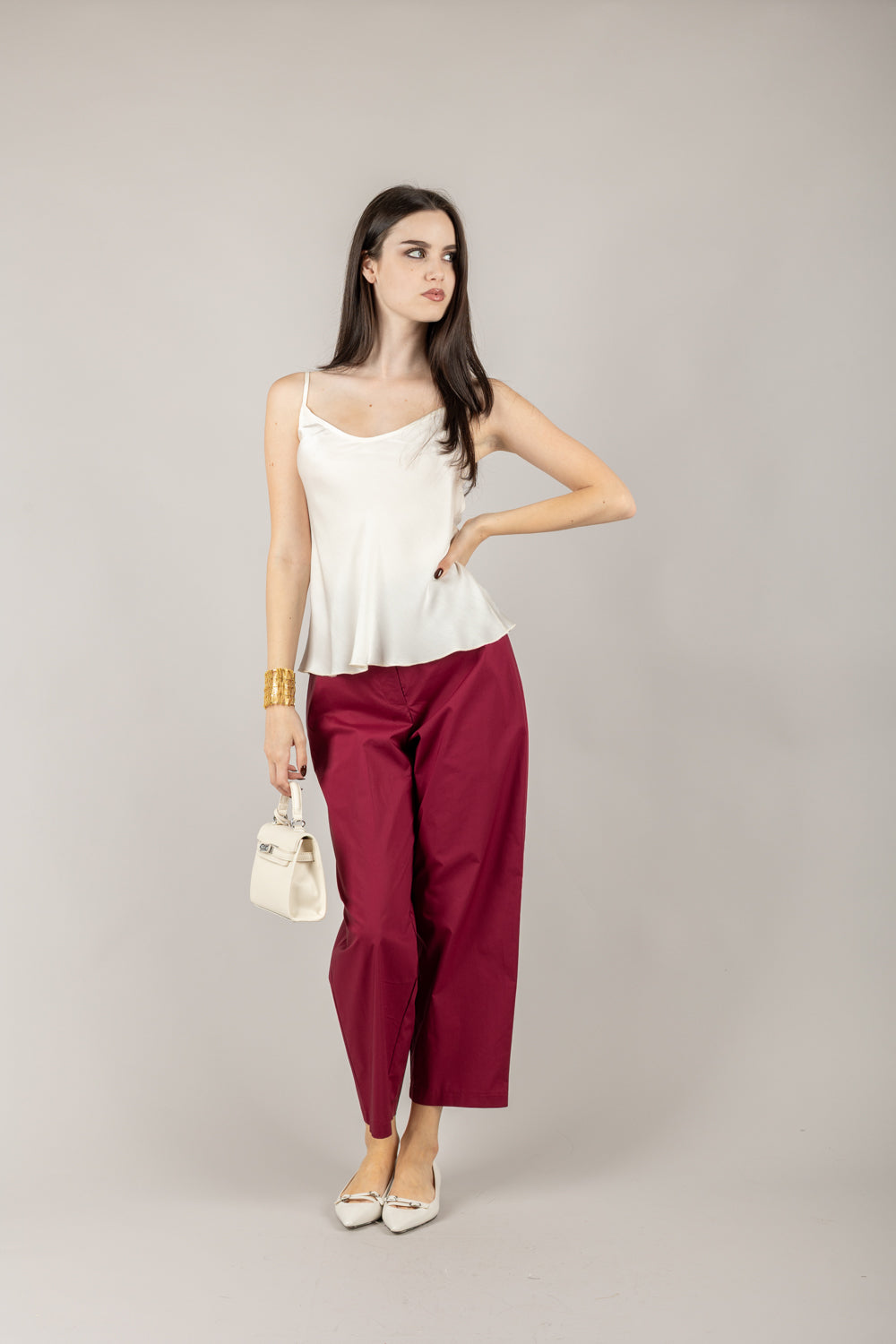 TENSIONE IN - F2164T05QPE25 - TOP IN SATIN