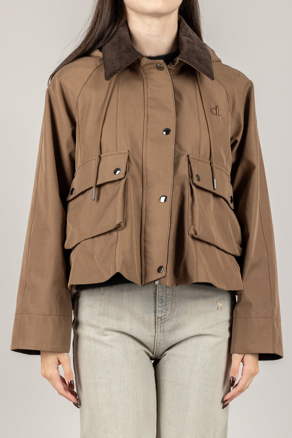 DIXIE - V981Y008A - TRENCH CORTO CON CAPPUCCIO