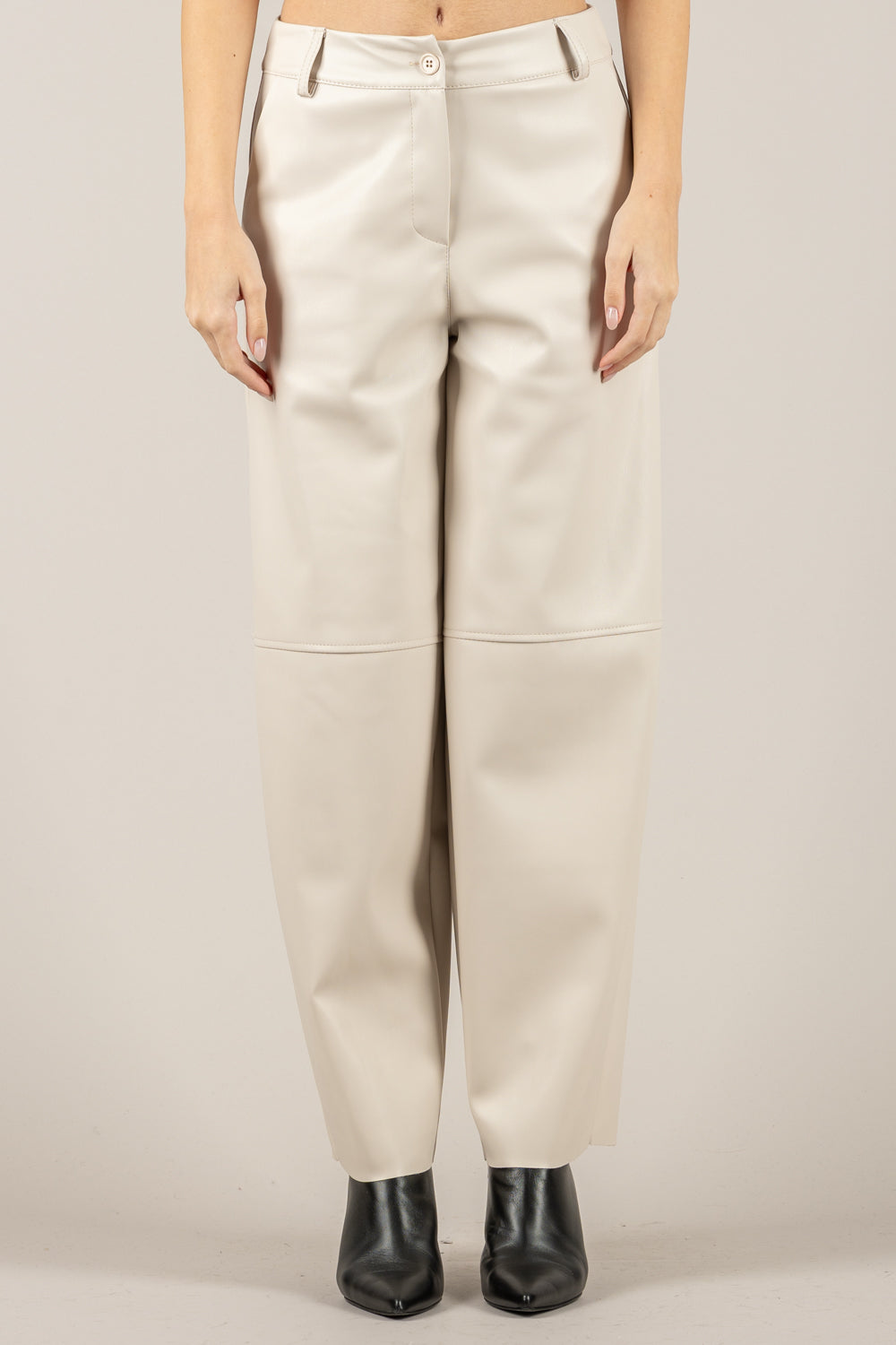 TENSIONE IN - 225216 - PANTALONE ECOPELLE GAMBRA DRITTA