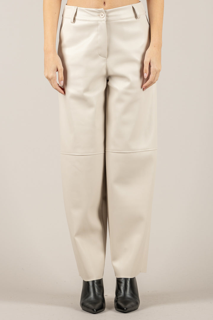 TENSIONE IN - 225216 - PANTALONE ECOPELLE GAMBRA DRITTA