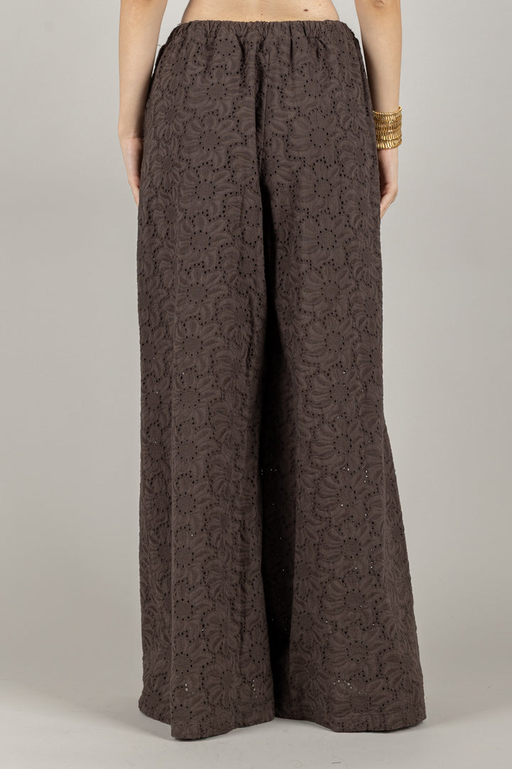 TENSIONE IN - S25PI73 - PANTALONE FANTASIA FIORE