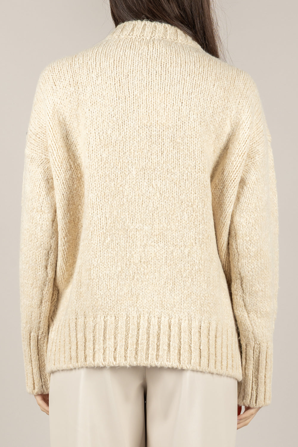 VICOLO - 33057F - MAGLIA OVER GIROCOLLO