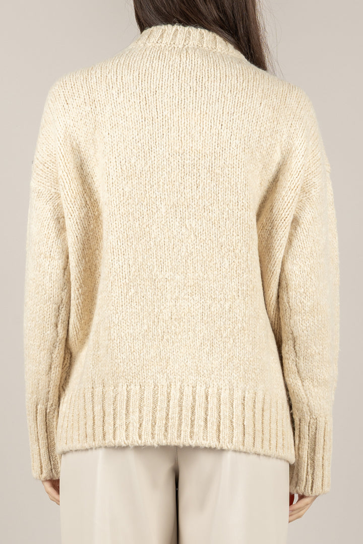 VICOLO - 33057F - MAGLIA OVER GIROCOLLO