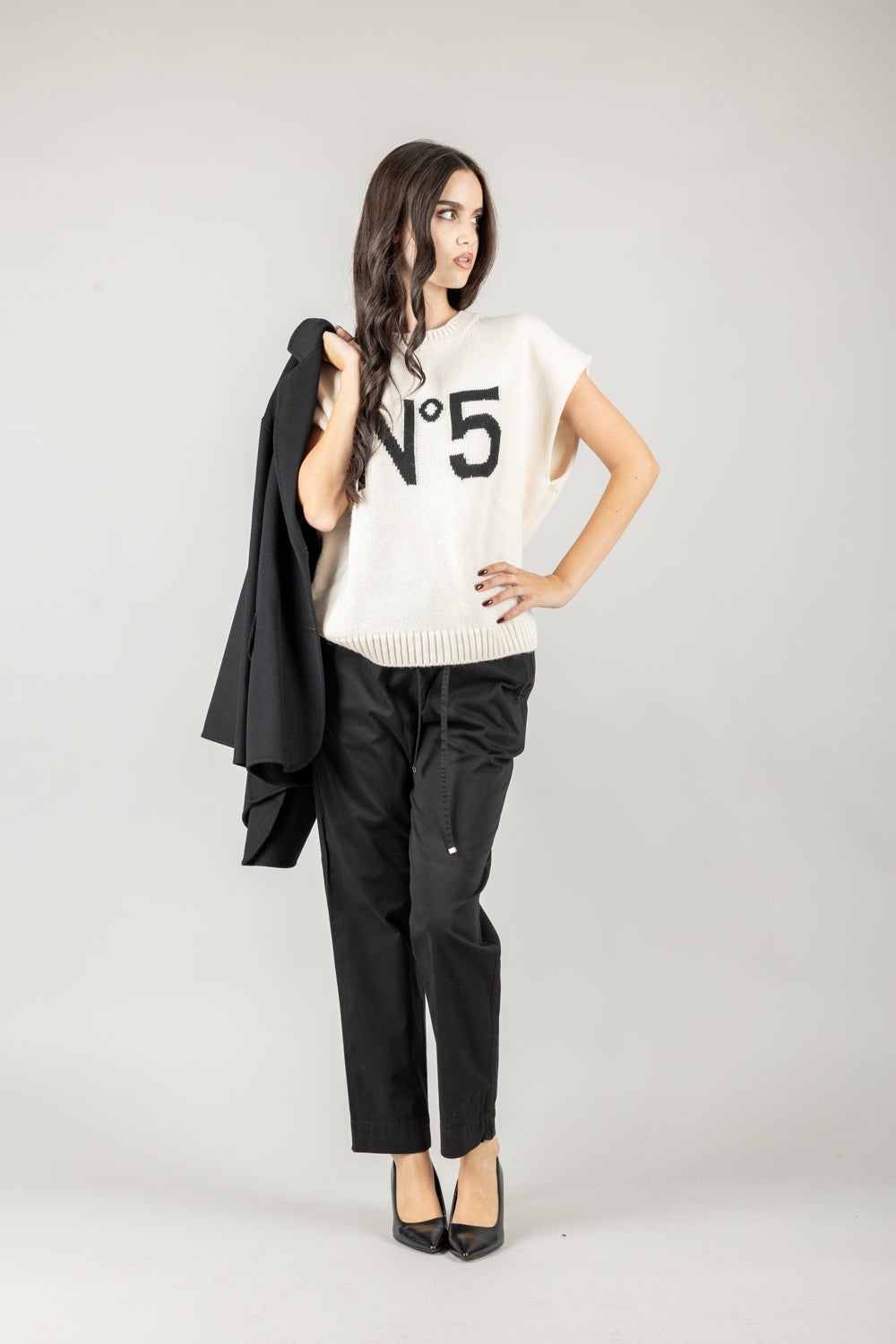 TENSIONE IN - W5HMT10A400 - GILET IN MAGLIA N.5