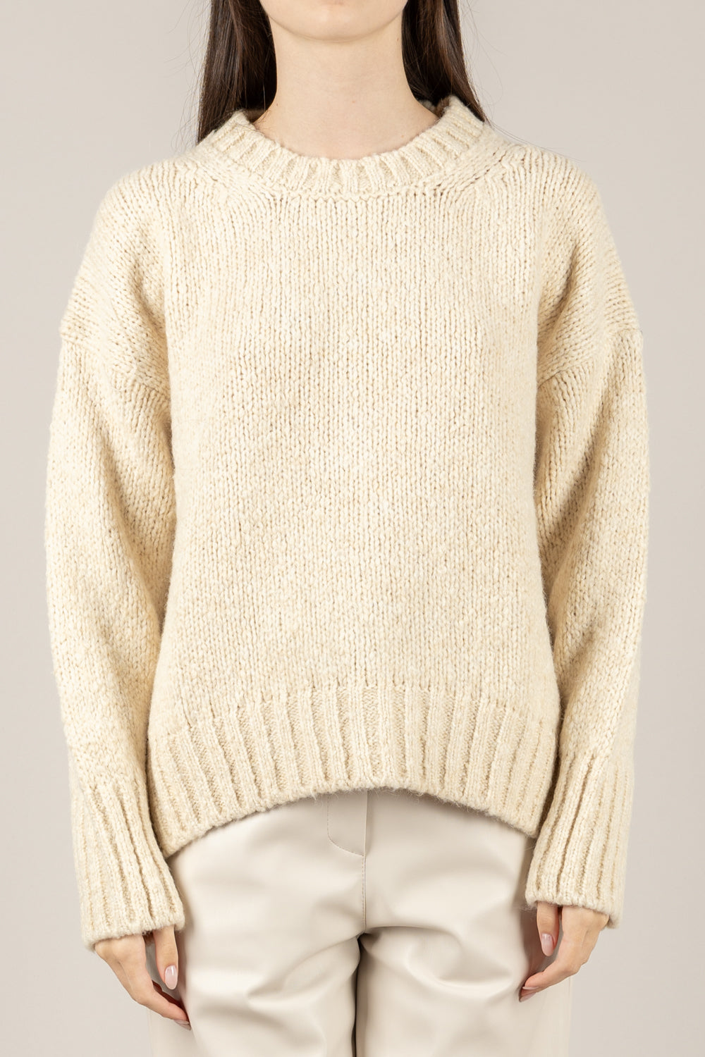 VICOLO - 33057F - MAGLIA OVER GIROCOLLO