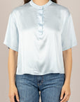 TENSIONE IN - 26222V39-PE26 - T-SHIRT SERAFINO IN SATIN NUVOLA
