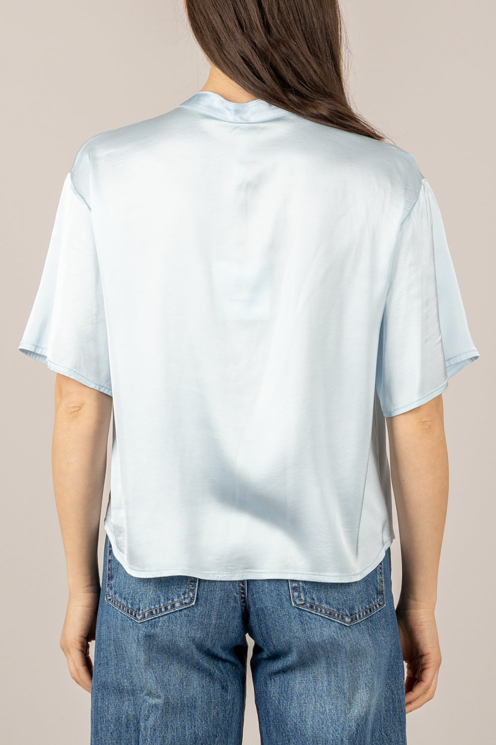 TENSIONE IN - 26222V39-PE26 - T-SHIRT SERAFINO IN SATIN NUVOLA