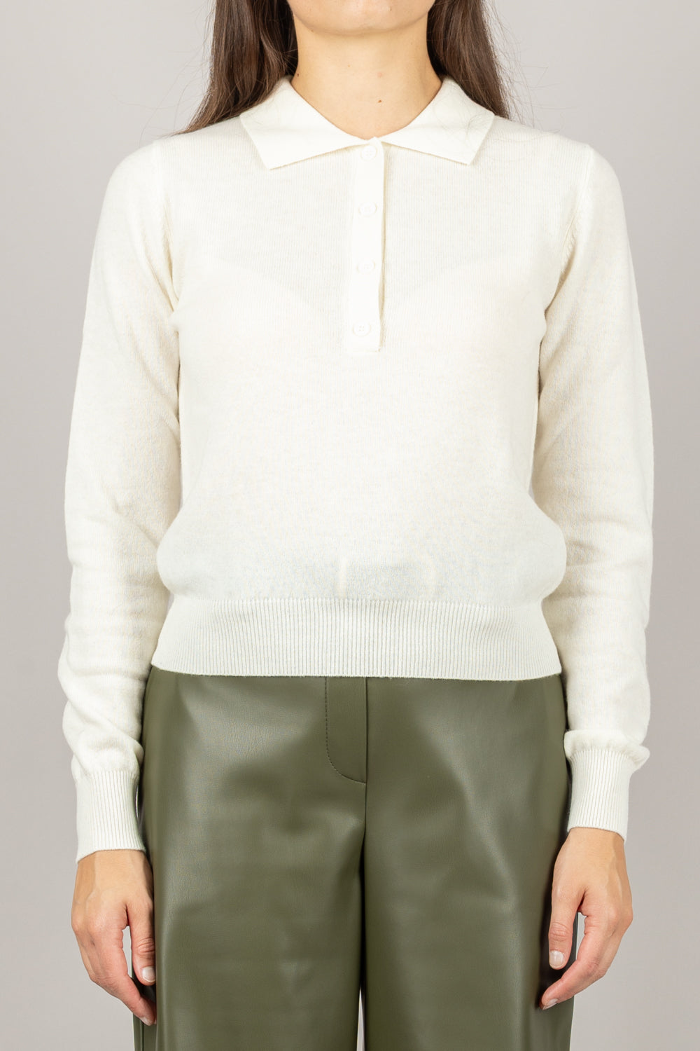 TENSIONE IN - WL1028AI25 - MAGLIA POLO IN LANA