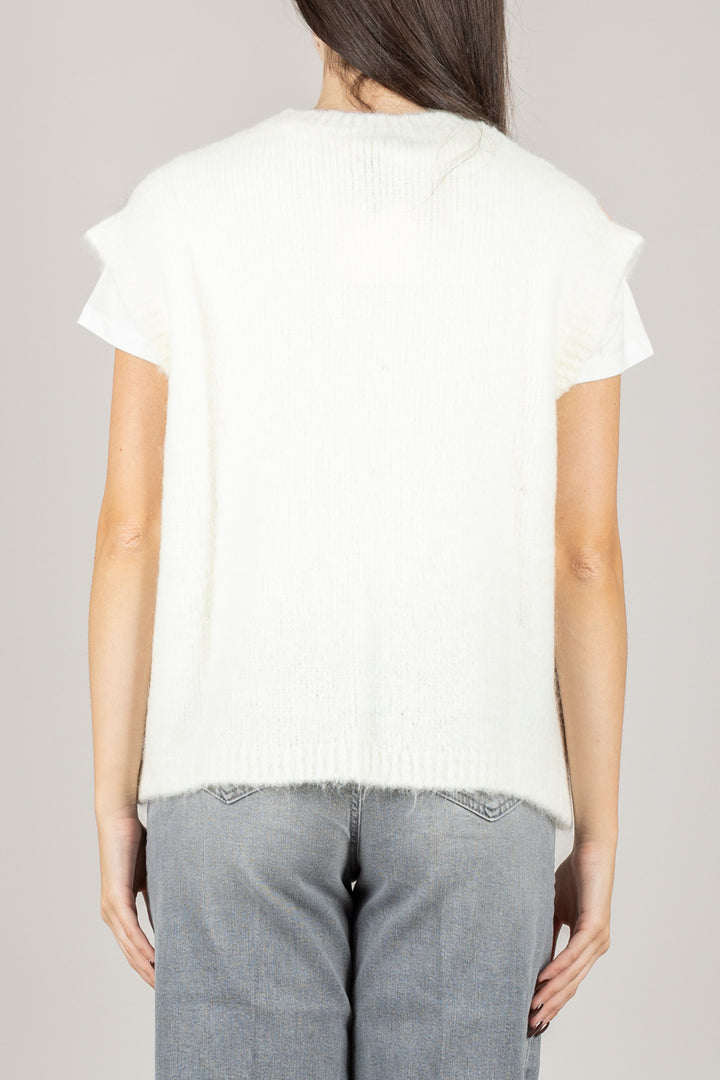 VICOLO - 33050F - MAGLIA FANTASIA GEOMETRICA