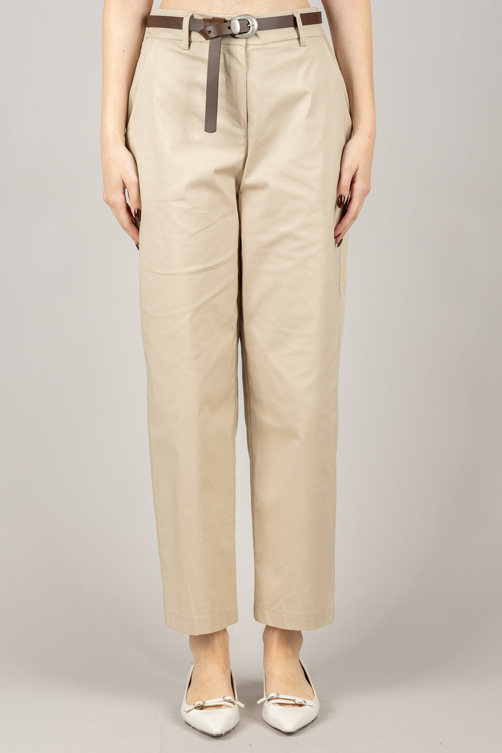 TENSIONE IN - 25P7865 - PANTALONE GAMBA DRITTA CON CINTA