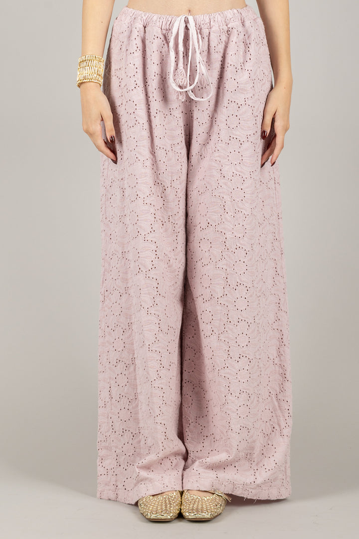 TENSIONE IN - S25PI73 - PANTALONE FANTASIA FIORE