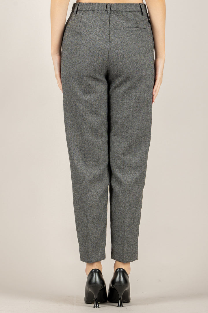 VICOLO - TF2096 - PANTALONE A SIGARETTA SPIGATO