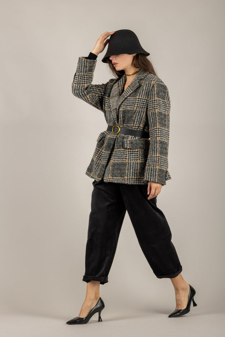 VICOLO - TF2026 - PANTALONE IN VELLUTO A COSTE