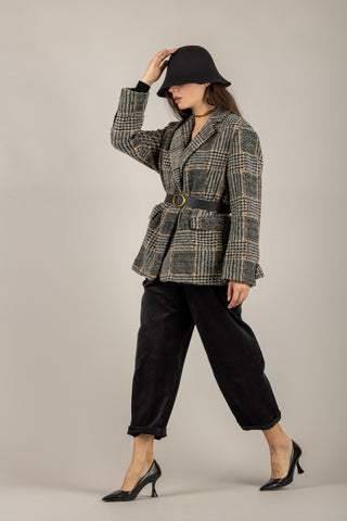 VICOLO - TF2026 - PANTALONE IN VELLUTO A COSTE