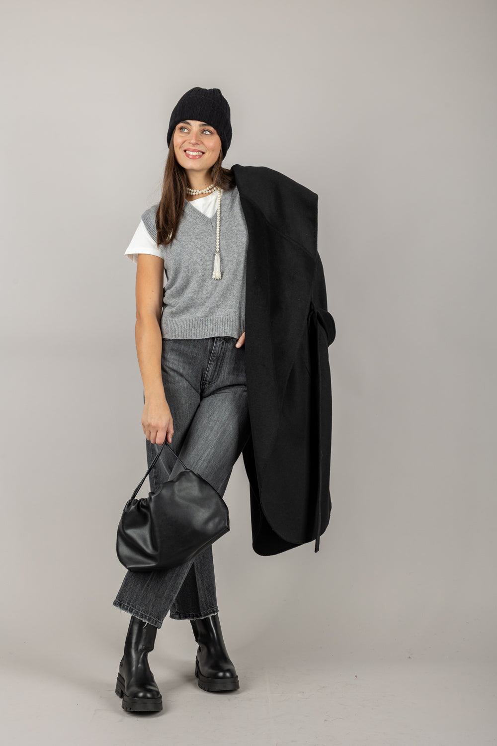 TENSIONE IN - D80968 - GILET SCOLLO A V