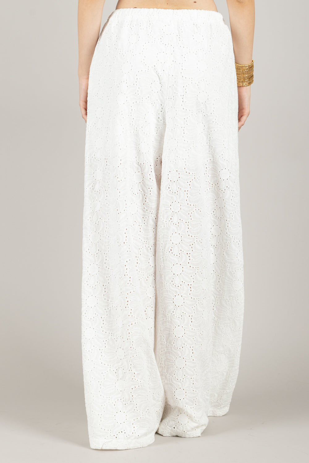TENSIONE IN - S25PI73 - PANTALONE FANTASIA FIORE