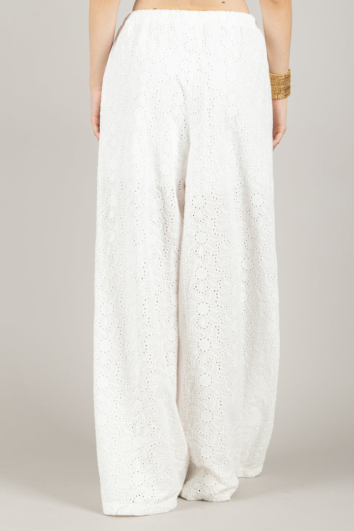 TENSIONE IN - S25PI73 - PANTALONE FANTASIA FIORE
