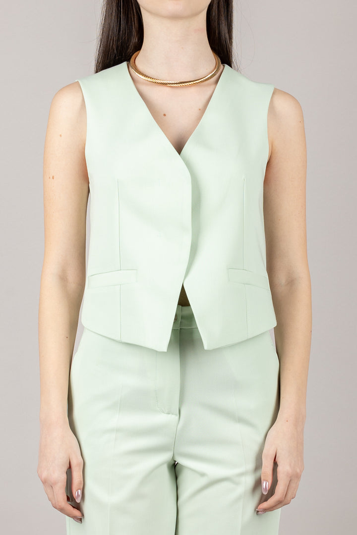 VICOLO - TD1922 - GILET CHIUSURA LATERALE