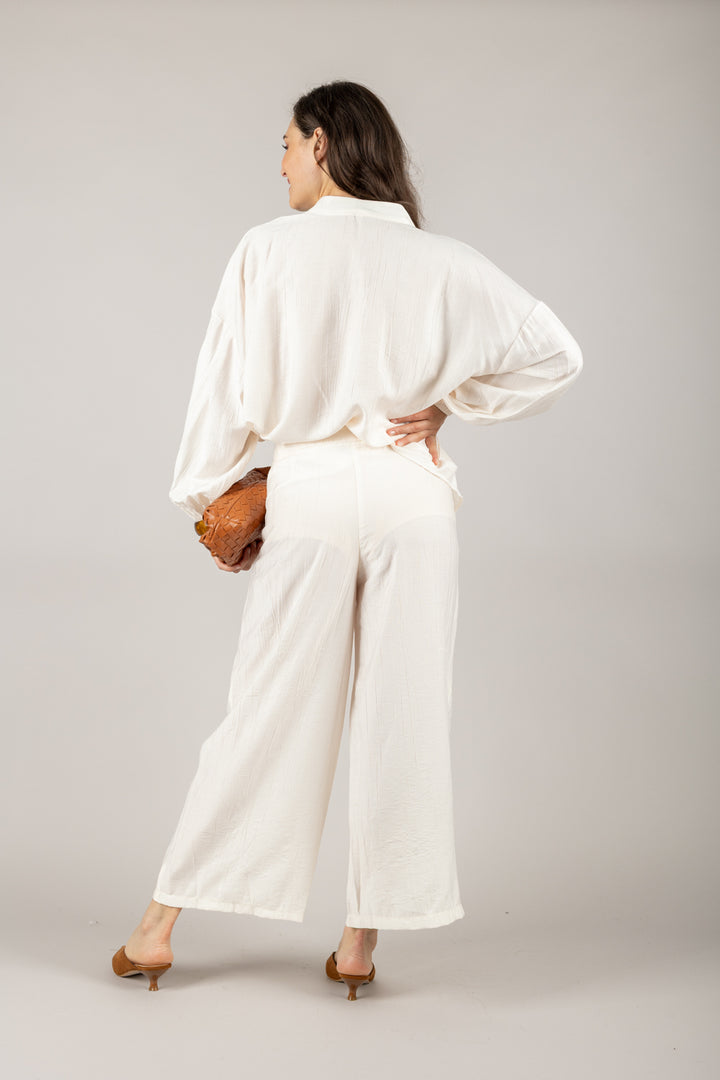 TENSIONE IN - 25C7640 - CAMICIA GOFFRATA