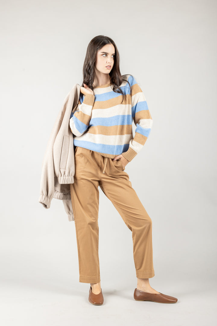 TENSIONE IN - 810 - MAGLIA A RIGHE MULTICOLOR