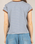 DIXIE - T262A153 - T-SHIRT A RIGHE DENIM