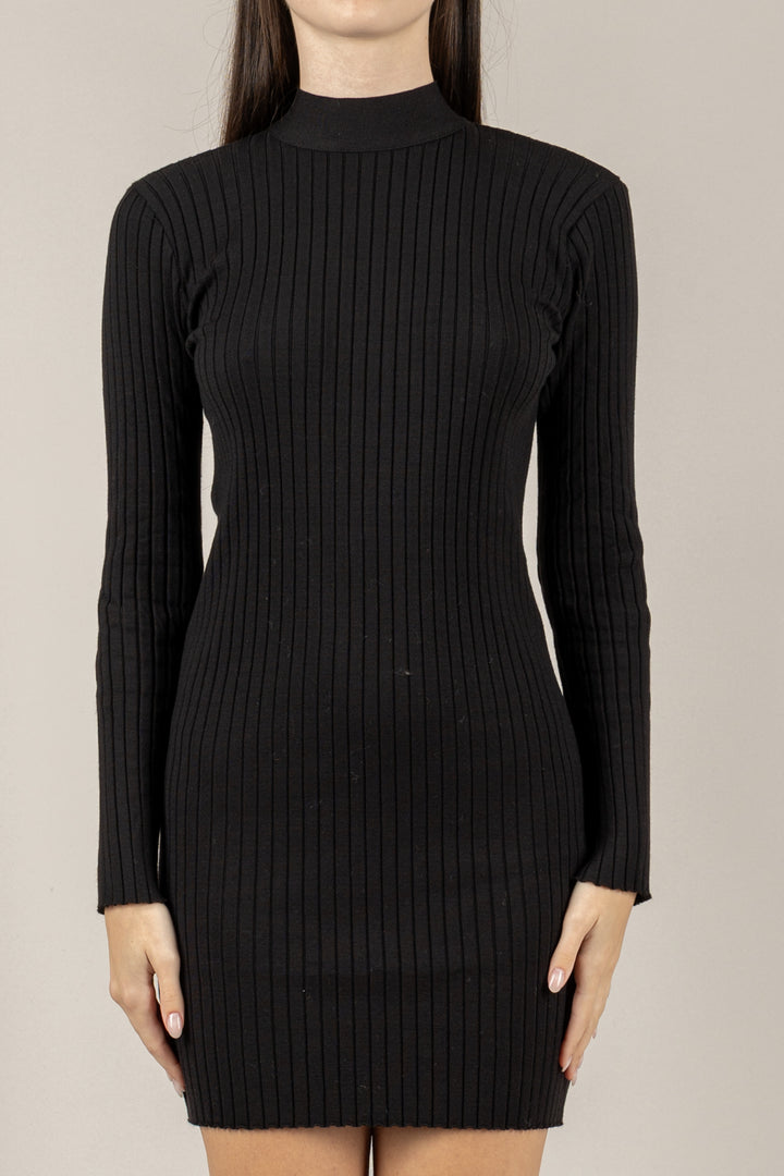 VICOLO - 22217F - ABITO IN MAGLIA CON SCOLLO POSTERIORE