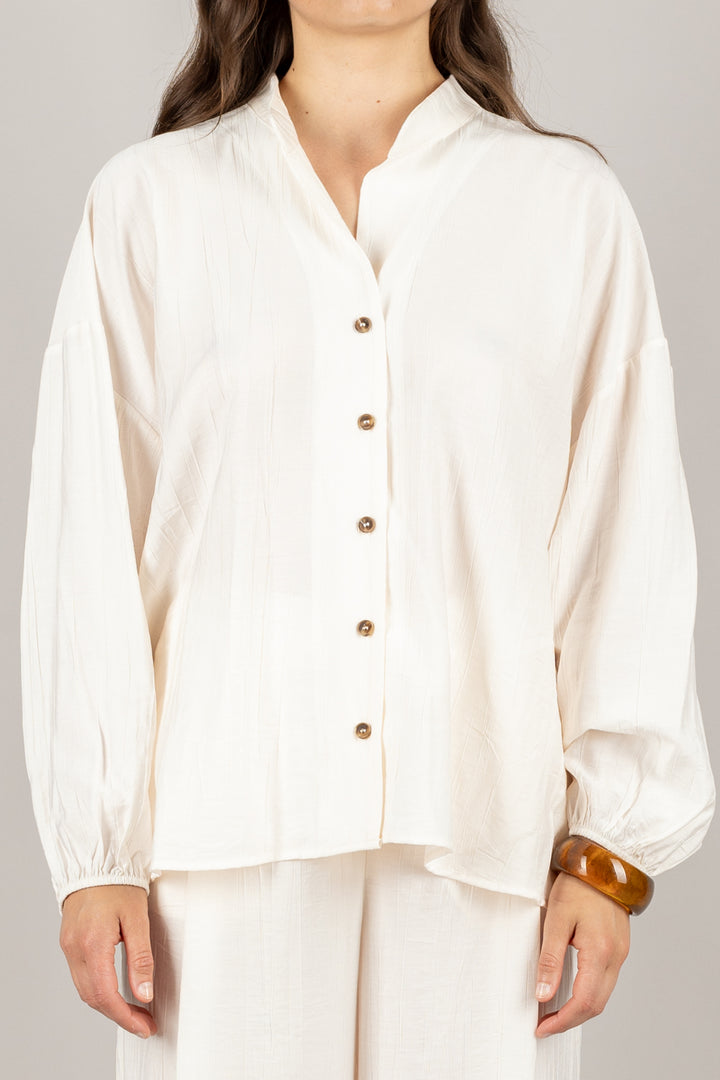 TENSIONE IN - 25C7640 - CAMICIA GOFFRATA