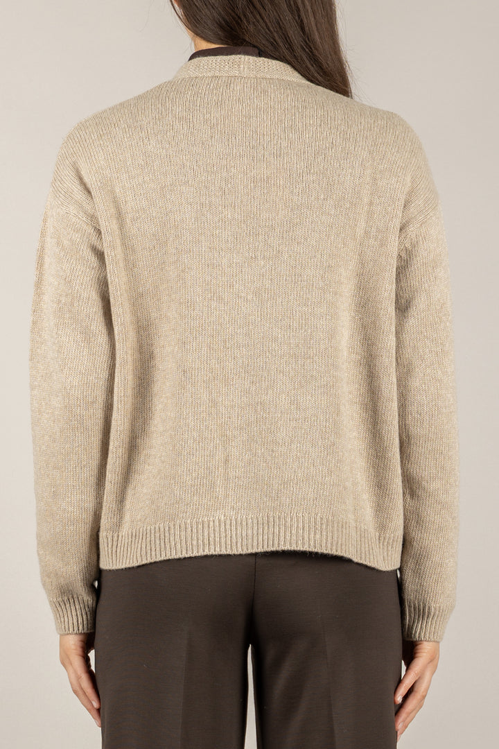 TENSIONE IN - D80926 - CARDIGAN TRE BOTTONI