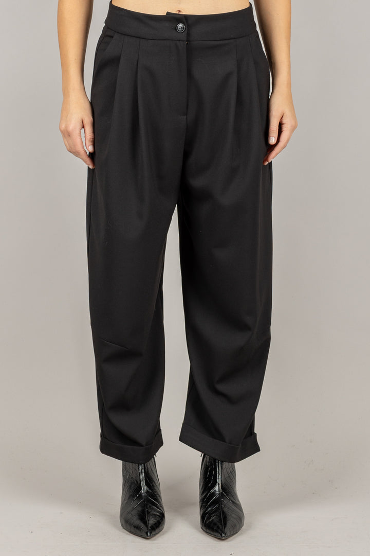 TENSIONE IN - 26P1209 - PANTALONE BAGGY CON PINCES