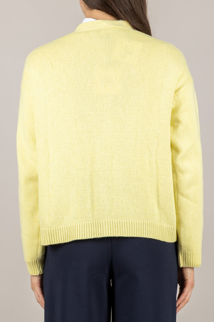 TENSIONE IN - D80926 - CARDIGAN TRE BOTTONI