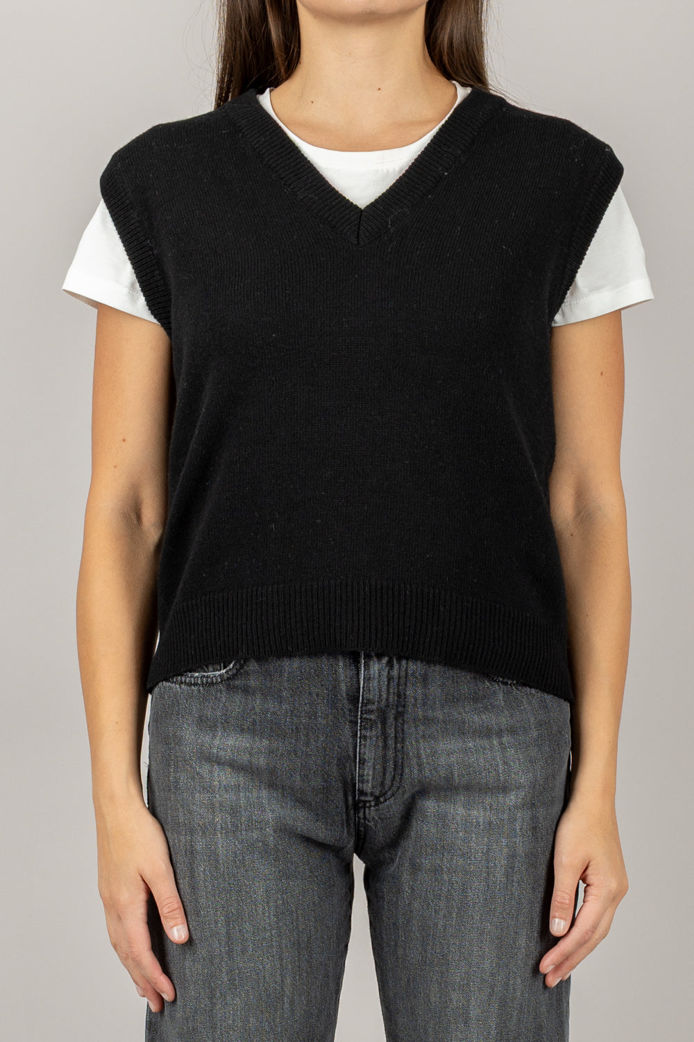 TENSIONE IN - D80968 - GILET SCOLLO A V