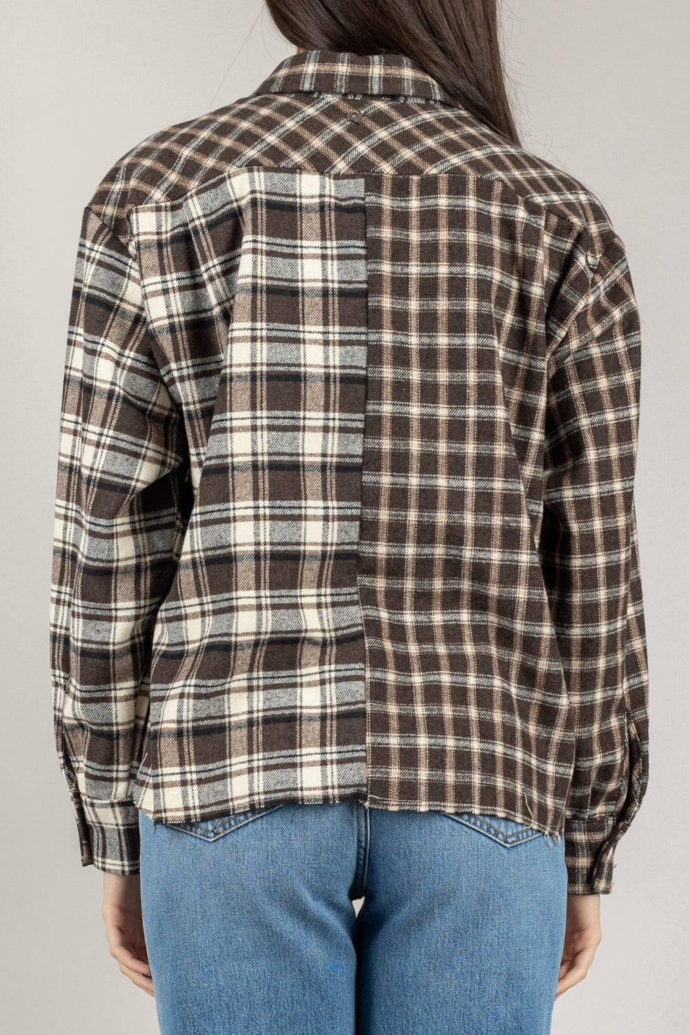 DIXIE - CFH5YLT - CAMICIA CROP CON TASCHINO