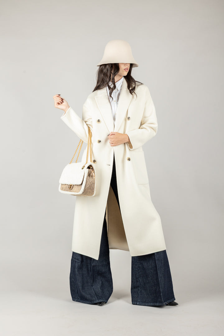 VICOLO - TF0001 - CAPPOTTO DOPPIO PETTO SEI BOTTONI