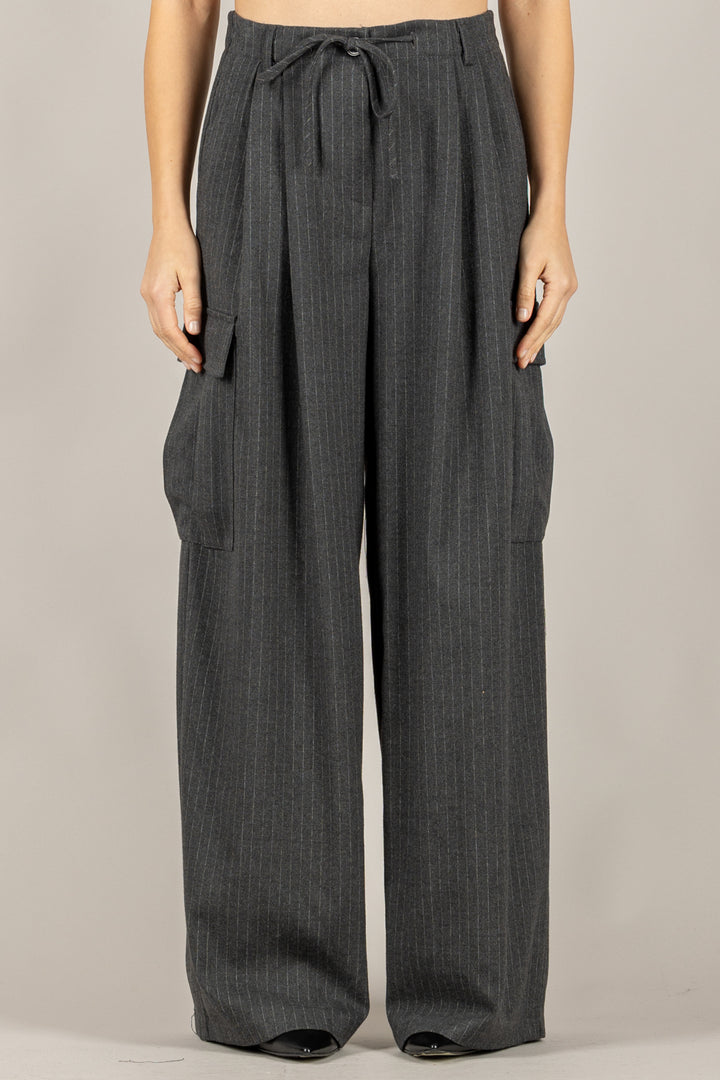 VICOLO - TF1986 - PANTALONE CARGO GESSATO