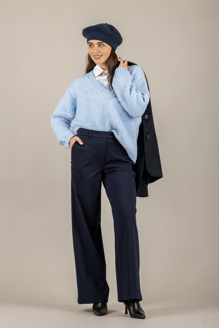 VICOLO - 33063F - MAGLIA SCOLLO A V