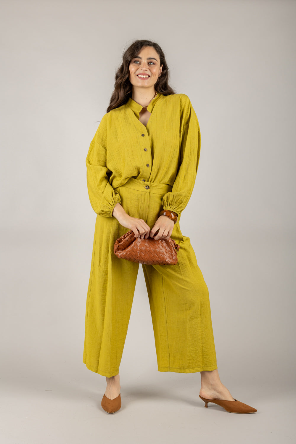 TENSIONE IN - 25C7640 - CAMICIA GOFFRATA