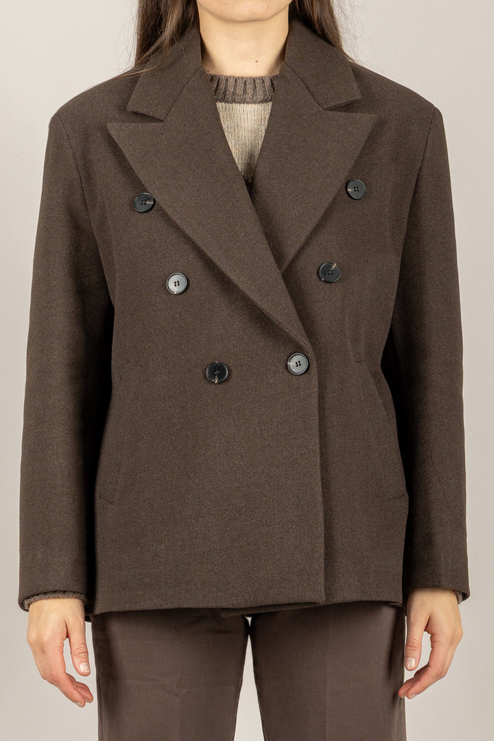 VICOLO - TF2162 - GIACCA CAPPOTTO DOPPIO PETTO