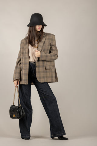 TENSIONE IN - W25J966 - GIACCA PRINCIPE DI GALLES OVER